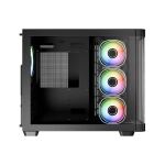 LC-Power LC-8001B-ON Computer-Gehäuse Midi Tower Schwarz
