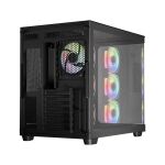 LC-Power LC-8001B-ON Computer-Gehäuse Midi Tower Schwarz