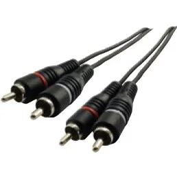 Schwaiger CIK5450 Audio-Kabel 5 m 2 x RCA Schwarz