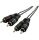 Schwaiger CIK5450 Audio-Kabel 5 m 2 x RCA Schwarz