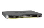 NETGEAR M4300-52G-PoE+ 550W PSU Managed L2/L3/L4 Gigabit Ethernet (10/100/1000) Power over Ethernet (PoE) 1U Schwarz