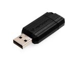 Verbatim PinStripe - USB-Stick 64 GB - Schwarz