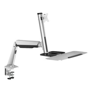 LogiLink BP0040 Flachbildschirm-Tischhalterung 81,3 cm (32") Tisch/Bank Aluminium