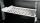 Equip Fester Fachboden 19, 1HE, 400mm, Grau