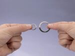 TROIKA NAIL GUARD Schlüsselring Silber, Edelstahl
