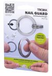 TROIKA NAIL GUARD Schlüsselring Silber, Edelstahl