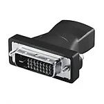 LogiLink HDMI to DVI Adapter HDMI 19-pin female DVI-D (24+1) male Schwarz