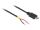 DELOCK Stromkabel USB2.0 Micro-B > 2xoffen 15cm Raspberry Pi