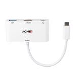 Lindy 43340 USB-Grafikadapter 3840 x 2160 Pixel Weiß