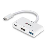 Lindy 43340 USB-Grafikadapter 3840 x 2160 Pixel Weiß