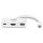 Lindy 43340 USB-Grafikadapter 3840 x 2160 Pixel Weiß
