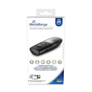 MediaRange MROS222 Funk-Presenter RF Schwarz, Silber
