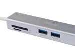 Equip 5-in-1-USB-C-Multifunktionale adapter, HDMI , USB 3.0, TF/Micro SD