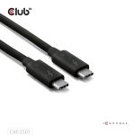 CLUB3D CAC-2501 Thunderbolt-Kabel 1 m 120 Gbit/s Schwarz