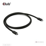 CLUB3D CAC-2501 Thunderbolt-Kabel 1 m 120 Gbit/s Schwarz