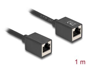 DELOCK Verlängerungsk. Kupplung RJ45 BU/RJ45 BU S/FTP 1m