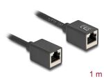 DELOCK Verlängerungsk. Kupplung RJ45 BU/RJ45 BU S/FTP 1m
