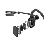 SHOKZ OpenComm2 2025 Upgrade Kopfhörer Kabellos Ohrbügel Büro/Callcenter Bluetooth Schwarz