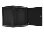 Lanberg WF01-6612-00B Rack 12U Wandmontiertes Regal Schwarz