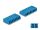 DELOCK LWL Kupplung HD LC Octuplex Bu zu LC Octuplex Bu blau