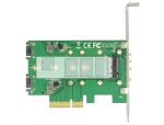 PCI Expr Card Delock 3x M.2 Slot Low Profile