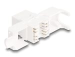 DELOCK Keystone RJ45 Bu > LSA werkzeugfrei Cat.6A UTP m.4Stk