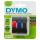DYMO Original Prägeband | 3D schwarz | blaurot und schwarz | 9 mm x 3 m | selbstklebendes Kunststoff Etikettenband | für Junior & Omega Beschriftungsgerät | 3 Stück