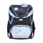Herlitz UltraLight XL Plus Cyber Soccer Schulranzen-Set Junge Polyester Blau, Dunkelblau