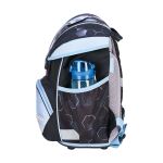 Herlitz UltraLight XL Plus Cyber Soccer Schulranzen-Set Junge Polyester Blau, Dunkelblau