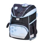 Herlitz UltraLight XL Plus Cyber Soccer Schulranzen-Set Junge Polyester Blau, Dunkelblau
