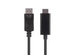 Lanberg CA-DPHD-11CC-0030-BK Kabeladapter DisplayPort...