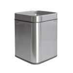 MAUL 9501594 Abfallbehälter Rechteckig Edelstahl Schwarz, Silber