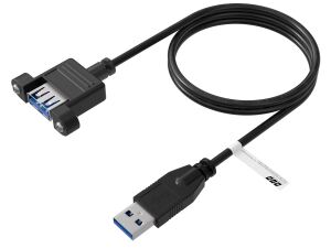 EFB Elektronik K5265SW.0,5V2 USB Kabel USB 3.2 Gen 1 (3.1 Gen 1) 0,5 m USB A 5 Gbit/s Schwarz