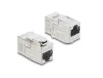DELOCK Keystone Modul Kupplung RJ45 Buchse zu RJ45 Buchse