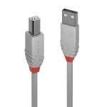 Lindy 36683 USB Kabel USB 2.0 2 m USB A USB B 0,48 Gbit/s Grau