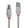 Lindy 36683 USB Kabel USB 2.0 2 m USB A USB B 0,48 Gbit/s Grau