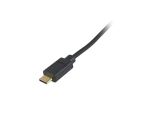 Equip USB 2.0 C auf C 90° abgewinkeltes Spiralkabel, Stecker/Stecker, 1 m