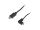 Equip USB 2.0 C auf C 90° abgewinkeltes Spiralkabel, Stecker/Stecker, 1 m