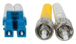 Intellinet Glasfaser LWL-Anschlusskabel, Duplex, Singlemode, LC/ST, 9/125 µm, OS2, 2 m, gelb