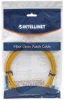 Intellinet Glasfaser LWL-Anschlusskabel, Duplex, Singlemode, LC/ST, 9/125 µm, OS2, 2 m, gelb