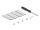 DELOCK PCI Express x16 Karte > 4x intern NVMe M.2 Key M