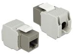 Keystone Delock RJ45 Cat6 Buchse (8P/8C) grau ungeschirmt