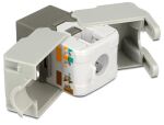 Keystone Delock RJ45 Cat6 Buchse (8P/8C) grau ungeschirmt