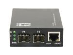 LevelOne GVT-2011 Netzwerk Medienkonverter 1000 Mbit/s Grau