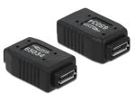 DELOCK Adapter USB micro-A+B Buchse zu USB micro-A+B Buchse