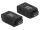DELOCK Adapter USB micro-A+B Buchse zu USB micro-A+B Buchse