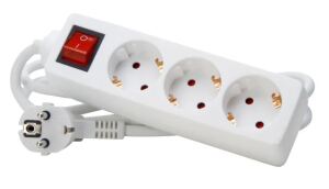 EFB Elektronik ESP.25.1K Verlängerungskabel 1,4 m 3 AC-Ausgänge Drinnen Weiß