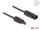 DELOCK DL4 Solar Flachbandkabel Stecker zu Buchse 60cm schw.