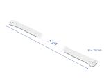 DELOCK Geflechtschlauch dehnbar 5 m x 19 mm weiß