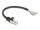 DeLOCK Kabel RJ50 Stecker zu offenen Kabelenden S/FTP 0,25 m schwarz